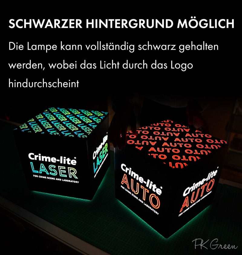 Personalisierte Lichtwerbung, Logo Leuchtkasten mit Hintergrundbeleuchtung, aufladbare Tischlampe mit LEDs