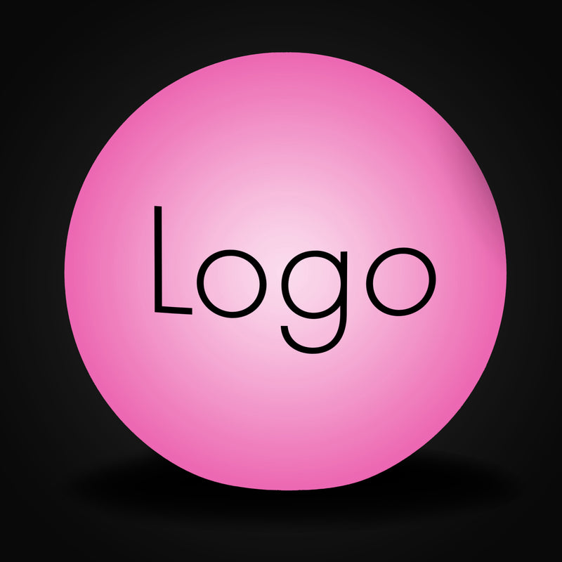 Runde LED-Logo-Leuchtreklame, Personalisierte Kugel-Stehlampe, Beleuchtete und freistehende Leuchtwerbung für Firmenveranstaltungen