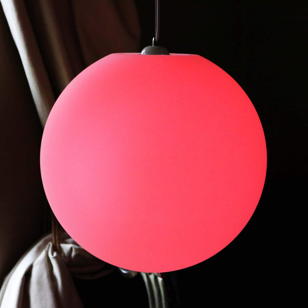 60 cm Grosse LED Hängelampe mit Fernbedienung und Farbwechsel, Kugel RGB