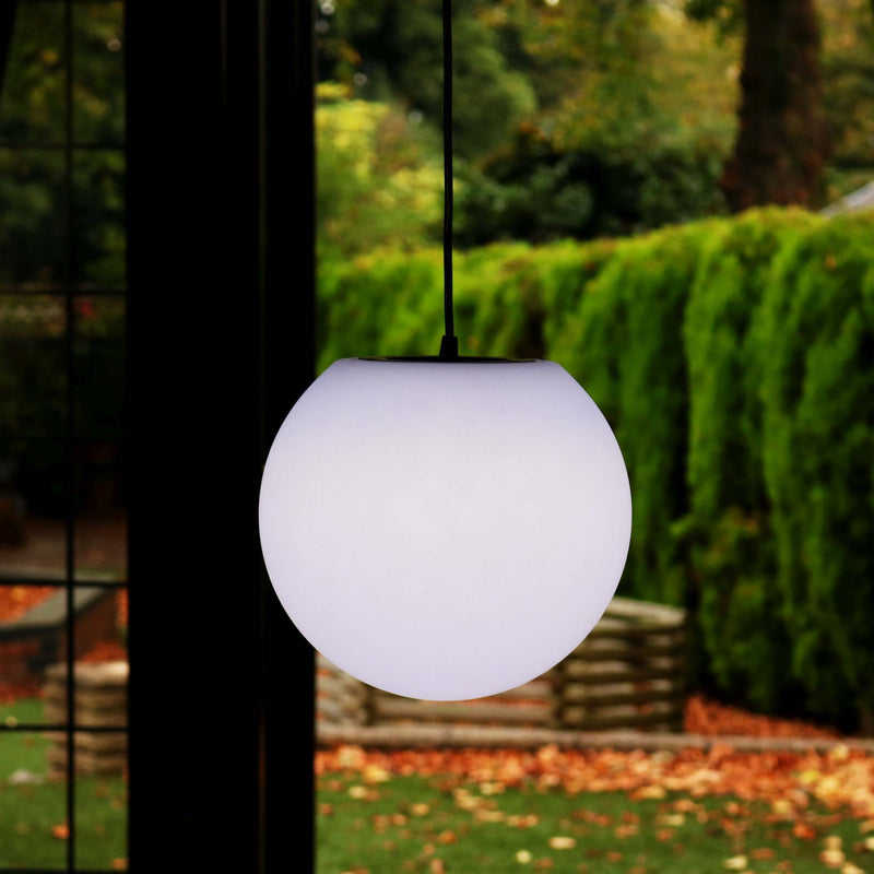 LED Hängelicht Aussenbereich Garten, wiederaufladbar, mehrfarbig, 25cm