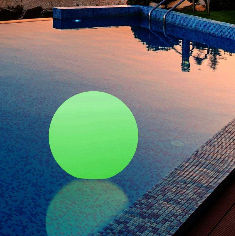 Schwimmende Poolleuchte, Outdoor LED Lampe Globus, 30cm, IP67