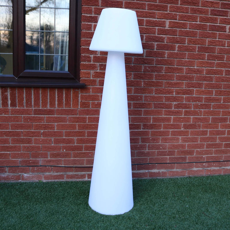 Grosse Outdoor Bodenleuchte, Kabellose Dekoleuchte Stehlampe mit Farbwechsel, 165cm