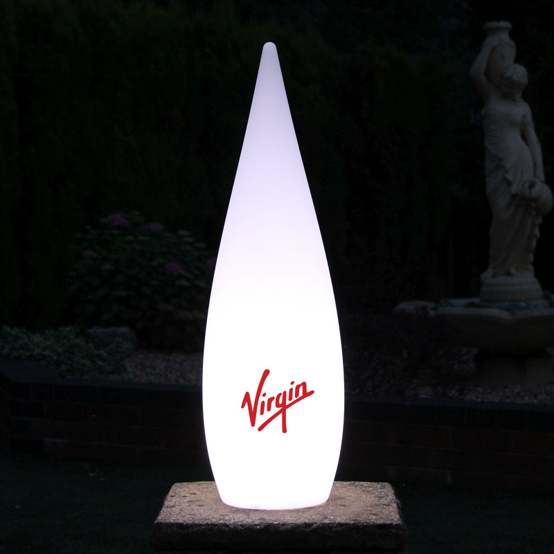 LED-Stehlampe personalisiert dekorativ massgeschneidert Leuchtkasten 80cm grosse Outdoor-Beleuchtung